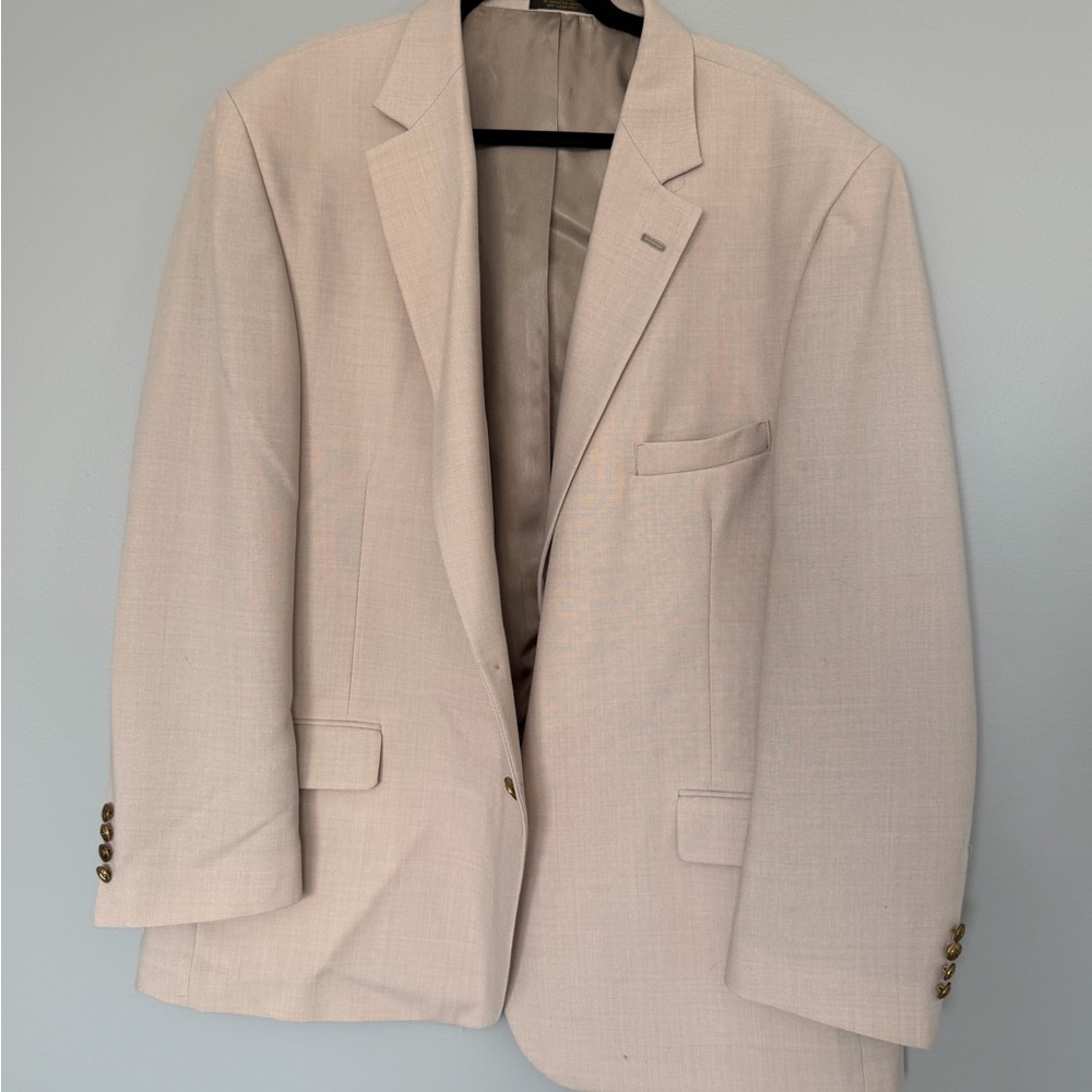 Tan Lightweight Men's Suit Jacket